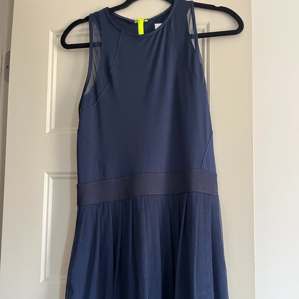 Lucky in Love Women's Next Level Tennis Dress Navy Size: M
